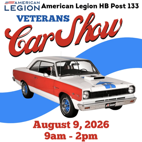 Huntington Beach Veterans Car Show flyer August 2026